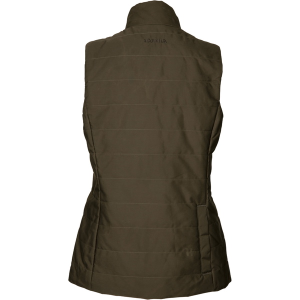 2026 Harkila Womens Retrieve Waistcoat 1201141 - Dark Warm Olive / Burgundy